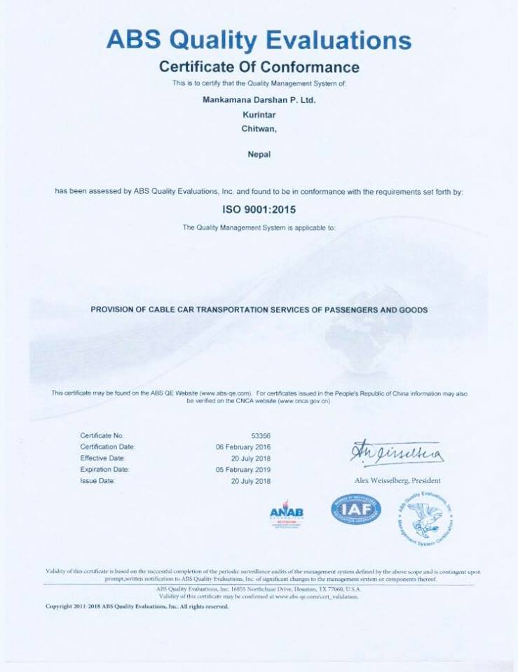 ISO 9001:2015 certified